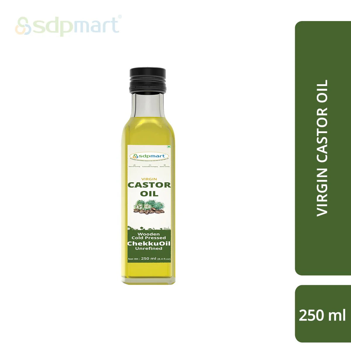 SDP Mart Cold Pressed Virgin Castor Oil