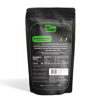 Kariveppillai [Curry Leaf] Powder [Chutnefy]