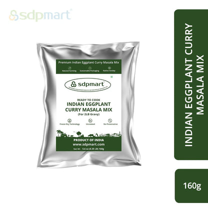 SDP Mart Indian Eggplant Curry Masala Mix - [for 2LB Gravy]