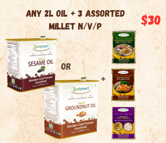 Any 2L Oil + 3 (Millet N/V/P)